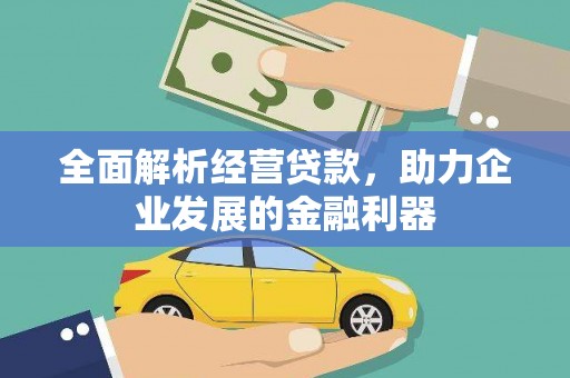口湖全面解析经营贷款，助力企业发展的金融利器