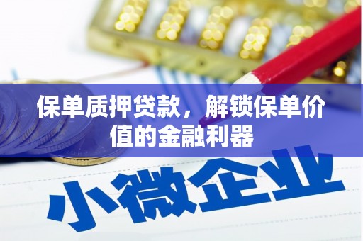 口湖保单质押贷款，解锁保单价值的金融利器