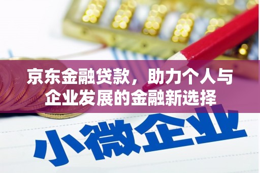口湖京东金融贷款，助力个人与企业发展的金融新选择