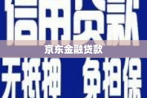 口湖京东金融贷款