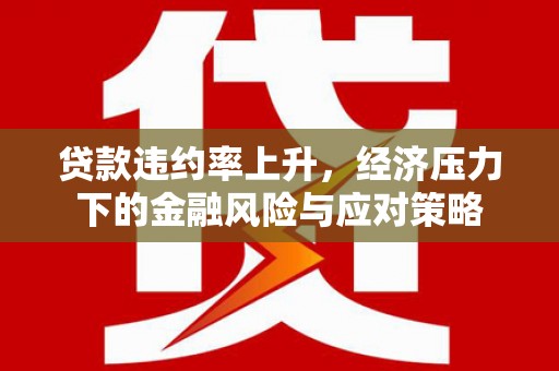 口湖贷款违约率上升，经济压力下的金融风险与应对策略