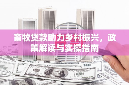 口湖畜牧贷款助力乡村振兴，政策解读与实操指南