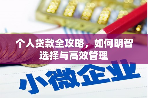 口湖个人贷款全攻略，如何明智选择与高效管理